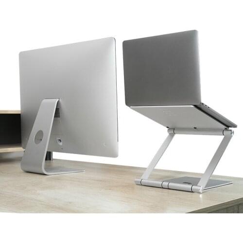 Aluminum alloy notebook stand, stepless adjustable multi-angle lifting table, notebook computer radiator