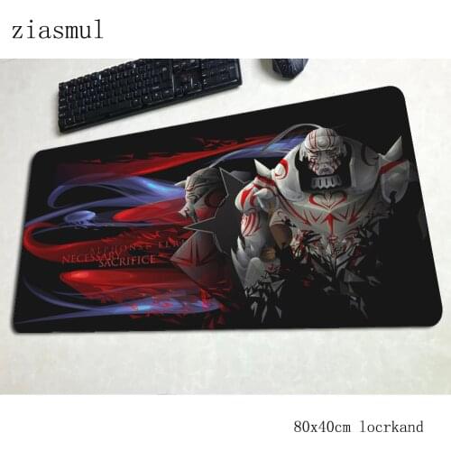 Fullmetal Alchemist mouse pad 800x400x3mm mats HD pattern Computer mouse mat gaming Fashion mousepad keyboard games pc gamer