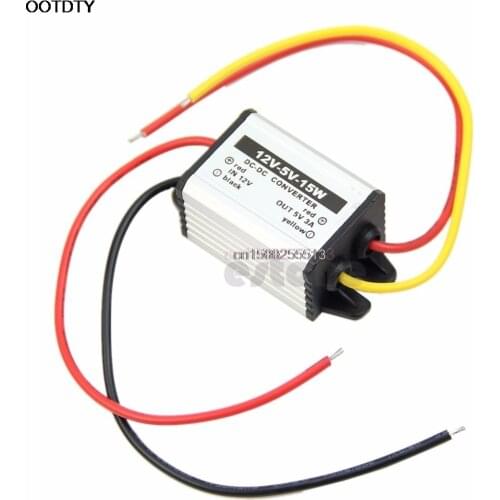 DC to DC buck Converter 12V to 3/3.3/3.7/5/6/9V upply Power Module Waterproof