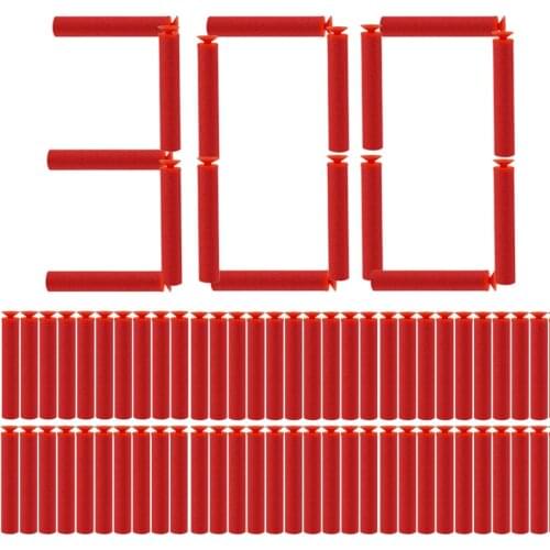 Red Sucker Bullets Toy For Nerf Soft EVA Suction Head Refill Darts Boy Toy Gun for Nerf Series Blasters Xmas Kid Children Gift