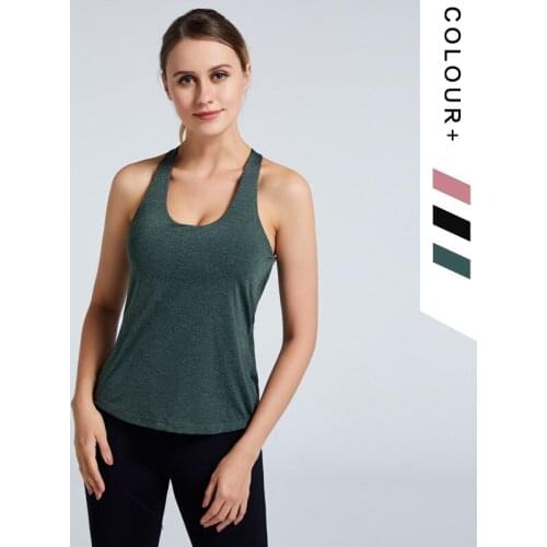 Yoga Tops Fitness Sports Yoga Vest Sportswear Fake Two-Pieces Loose Sleeveless Quick-dry Fitness Clothes Women