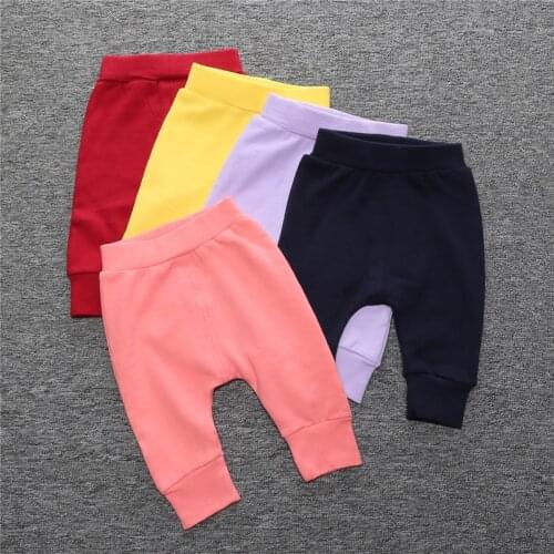 Retail 2021 Fall Winter Newborn Infant Baby Boys Girls Thick Pants Bloomers PP long Pants Bebe Leggings Pants for boys girls