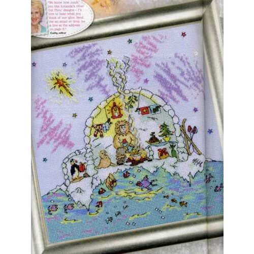 Top Quality lovely counted cross stitch kit Alaskan Eskimos far north primitive man bothy threads