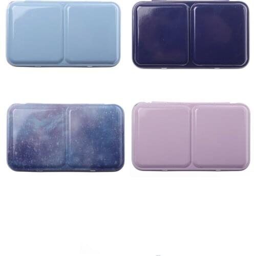 WatercolorOil/ Acrylic Tray Paints Tin Box Empty Palette Painting Storage Paint Tray Box For Art Supplies