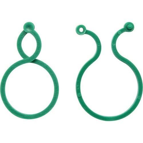 Botany-Stem Vine Strapping Clips Garden Plant Bundled Buckle Ring Tool Holder Tomato Flowers Fixed Suppor