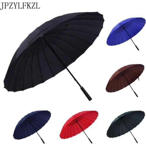 24 Bone Increase Umbrella 2-3 People Female Male Car Luxury Large Windproof Straight Umbrella Umbrella Corporation parasol