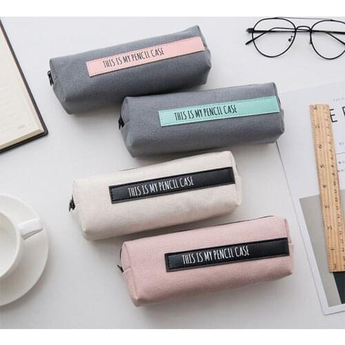2021 Cortex Big Pencil Case Hot Sale for Boys Girls School Military Style Canvas Pencil Bag Stationery School Supplies Kawaii