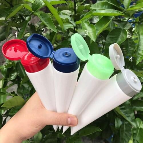 300pcs/lot 150g 150ml Empty Plastic Squeeze Bottle Soft Tube Cosmetic Containers For Cream Lotion Empty Cosmetic Soft Tube