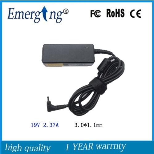 45W 19V 2.37A 3.0*1.1mm New AC Laptop Adapter For Acer Aspire s7 391 V3-371 A13-045N2A 12 SA5-271 SA5-2