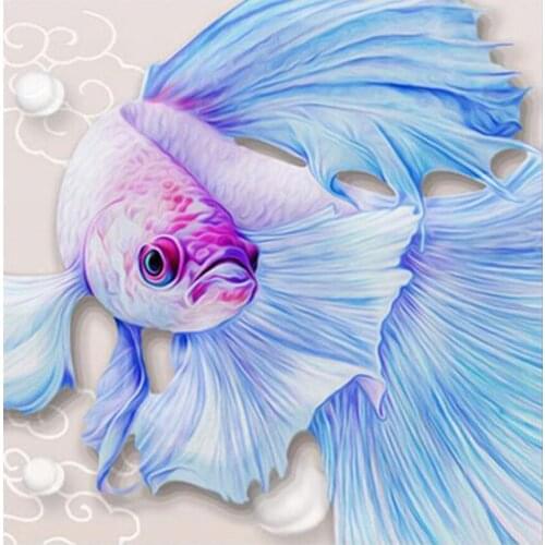 5D DIY Diamond Painting Fish Diamond Mosaic koi Picture Of Rhinestones Diamond Embroidery Cross Stitch Cartoon Home Decoration
