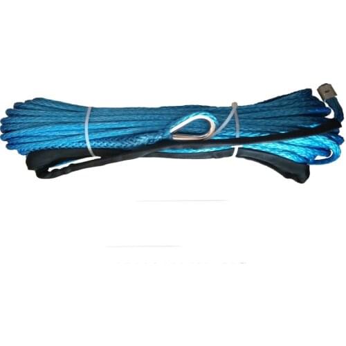 9mm x 30m Synthetic Winch Cable Rope for ATV/UTV yellow towing ropes free shipping