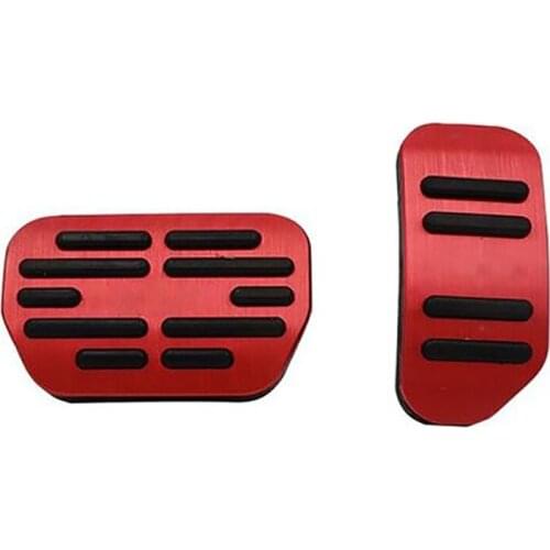 Aluminum Brake Accelerator Gas Pedal Cover for Toyota RAV4 XA40 2013-2018 Accessories, Anti Slip Foot Pedal Pad
