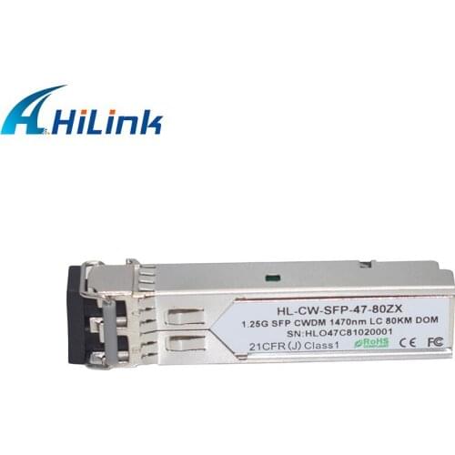 Free shipping! 1.25Gb/s CWDM SFP 1470 ~1610nm 80 km cwdm sfp 1470nm module
