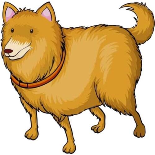 Hot Reflective Car Stickers Chubby Dog for Car Body Bumper Trunk Auto Motorcycle Protection Car Decoration KK15*15cm