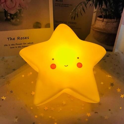 Ins hot selling stars, clouds, sun, unicorn, ice cream, night light, childrens room decoration luminous toys bedroom decoration