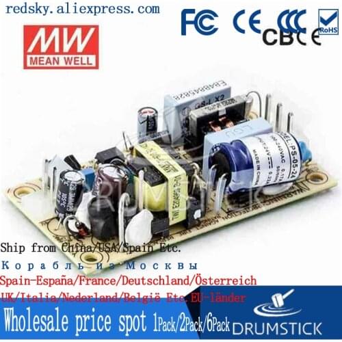 Friendly MEAN WELL 12Pack PS-05-24 24V 0.22A meanwell PS-05 24V 5.28W Single Output Switching Power Supply