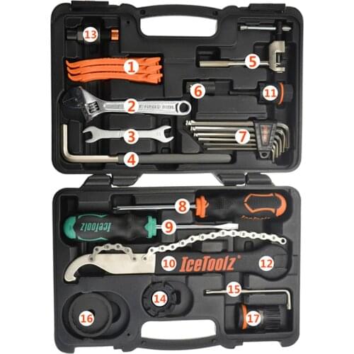 Multifunctional Bicycle Repair Tool Box Shop Tool Set Cycling Repair Case Tool Set
