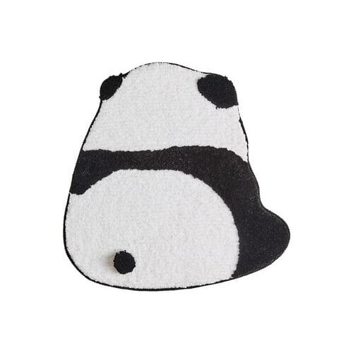 Cartoon Carpet Panda Bathroom Bibulous Floor Bedroom Non-slip Mat Household Door Rug
