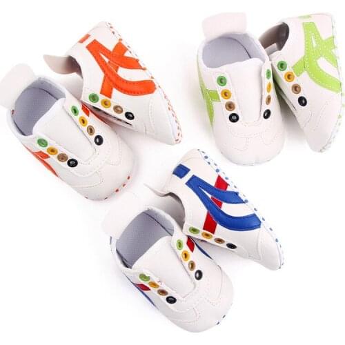 New Baby Shoes Fashion Spring Autumn Infant Toddlers PU First Walkers Soft Sole Antislip Newborn Boys Girls Casual Shoes