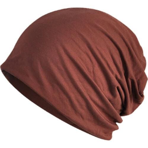 Beach sunscreen cap cotton thin section spring and summer modal month pregnant women sleeping cap bib dual-use cap