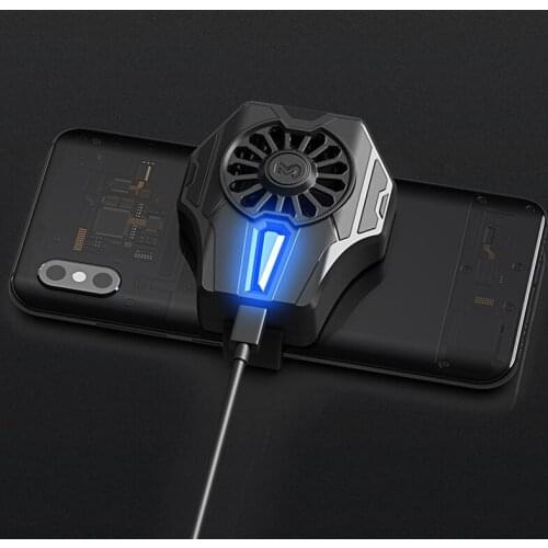 Portable Mobile Phone Radiator Professional Mute Cell Phone Fast Cooling Fan for Gaming Watch Videos JR Deals