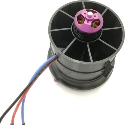 Powerfun 90mm EDF with 12 blades ducted fan 6S 1450KV motor or 8S 1100KV suit for rc airplane model