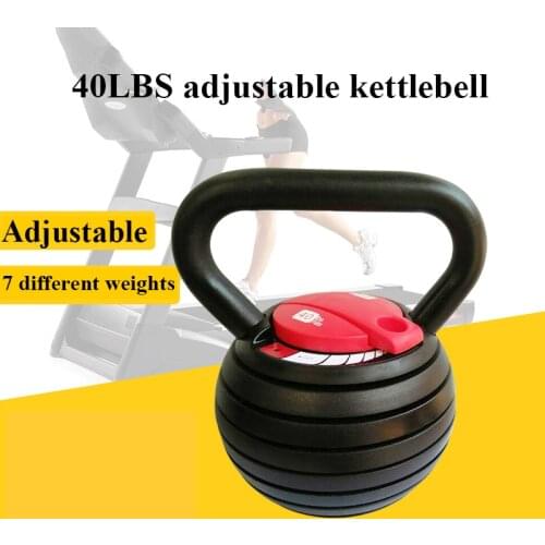 40LBS Weight Adjustable Kettlebell A Variety Of Colors Can Be Customized Mens Fitness Kettle 20lbs Womens Kettlebell