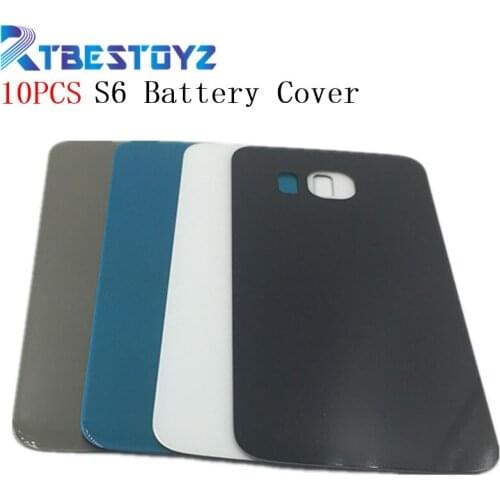 RTBESTOYZ 10PCS/Lot For Samsung S6 Replacement Housing Door Battery Back Cover For Samsung Galaxy S6 G920 Back Cover