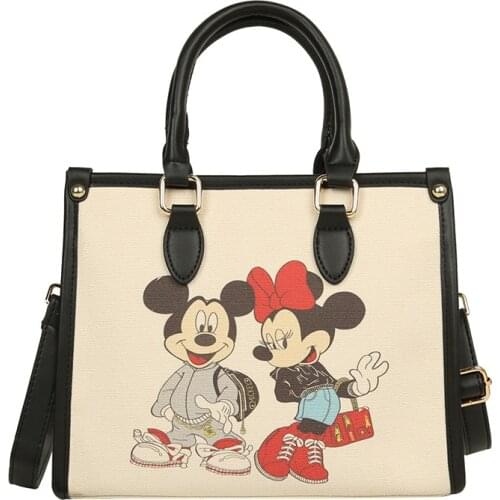 Disney canves mickey mouse shoulder bag Minnie messenger bag cartoon canves fashion handbag