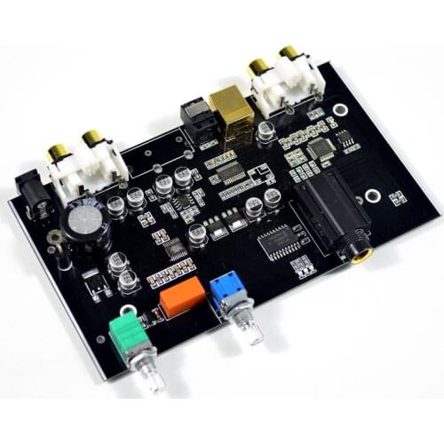 Assembly Fiber optic USB decoder board HiFi PCM5100 USB DAC Decoder Board New