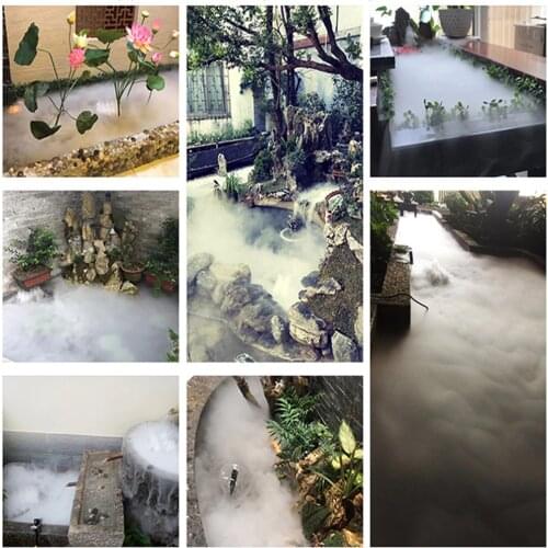 Factory outlet ultrasonic atomization head Industrial humidifier ten head landscape mist maker rockery atomization spray