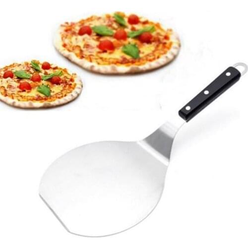 Kapmore 1pc Pizza Cake Spatula Non-Slip Stainless Steel Cookie Spatula Cake Lifter Pizza Spatula DIY Baking Tools Accessories
