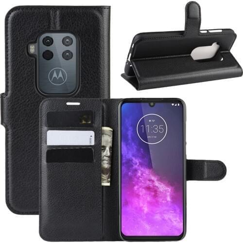 10pcs/lot For MOTO E6 One vision Zoom action P40 G7 play power litchi lychee wallet leather PU phone cases Case