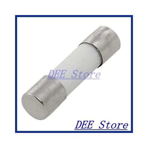 100 Pcs 250V 20Amp Fast Blow Ceramic Fuse Tube 5 x 20mm