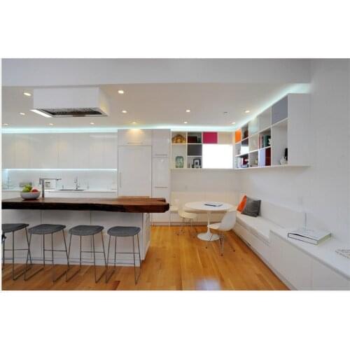 2017 kitchen furniture white lacquer modular kitchen cabinets customized white kitchen unit hot sales