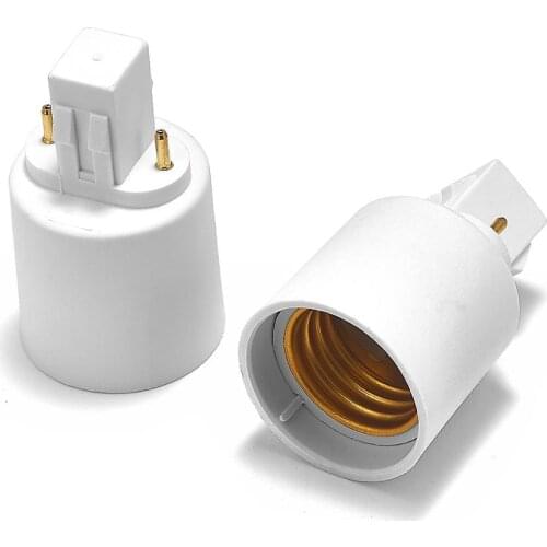 GX23 to E27 Adapter GX23 to E26 Lamp Holder Power Adapter Converter Base Socket LED Light Bulb Extend Extension Plug