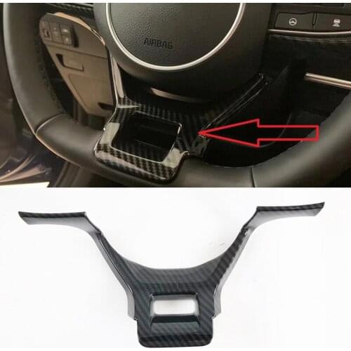 Car Steering Wheel Cover Sticker ABS Chrome Trim Interior Accessories For Kia Optima K5 2020