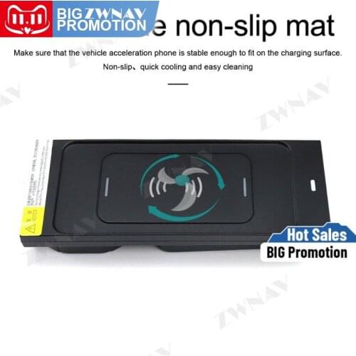 Car wireless charger For Volvo XC60 18-19/S90 17-19/XC90 15-19/V90 16-18 Wireless Charging Car Phone Holder for iphone/Samsung