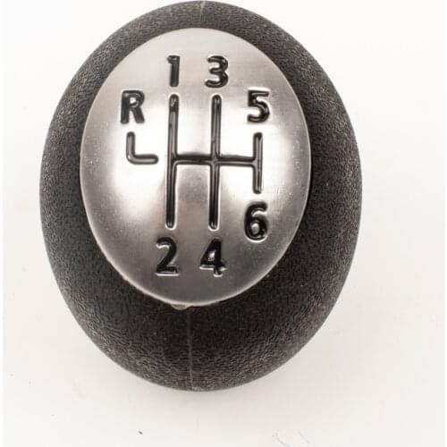 6-Speed Shift Stick Knob 328650024R Chrome Gray For Renault Dacia Nissan Opel