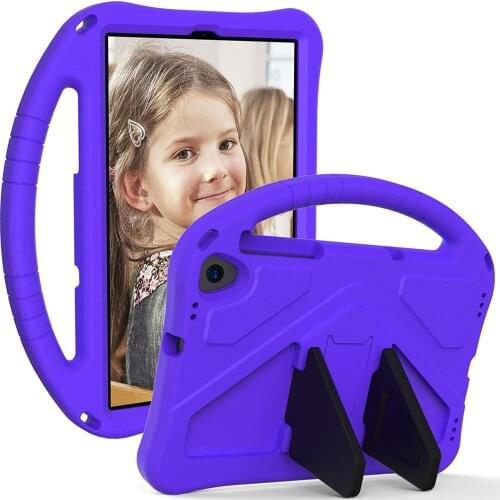 For 2020 Lenovo Tab M10 FHD Plus TB-X606F Tablet Case for Kids-Durable Lightweight EVA Shockproof Protective Handle Stand Case