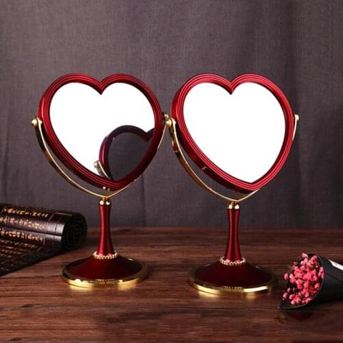 European-Style High-End Double-Sided Dressing Mirror Wedding Makeup Mirror Supplies Dowry Wedding Girl Gift Decorative Mirror