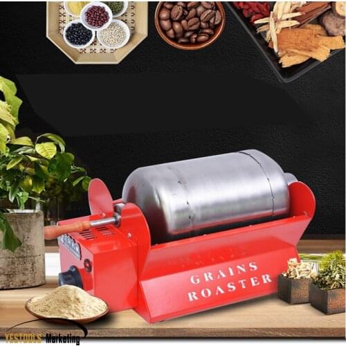 Electric Coffee Roaster For Sesame Grains Melon Seeds Peanut Coffee Bean 220V