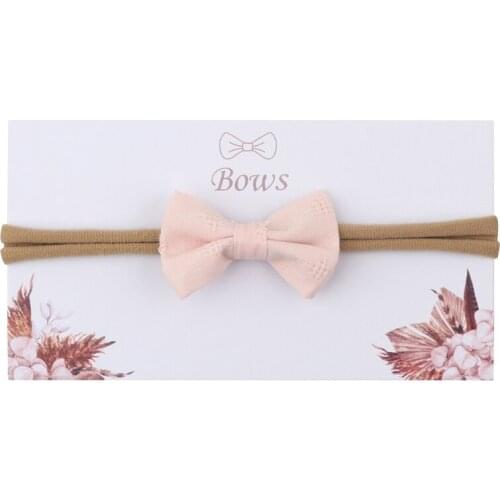 GXMB Baby Girls Elastic Bow Headband Fashion Printing Bowknot Hair Band Newborn Toddler Kids Soft Cotton Headwear Hair