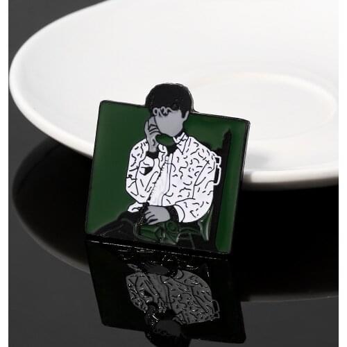 Classic Movie Call Me by Your Name Call Up Boy Enamel Brooch Romantic Love For Boys Charm Metal Pin Lapel Badge Jewelry Gifts