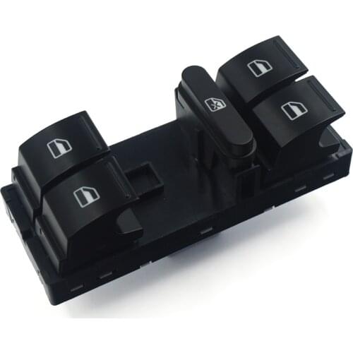1K4959857A New For VW Seat Golf 5 Golf 6 Jetta MK5 Mk6 Tiguan Touran Passat B6 B7 Electric Power Master Window Switch Button