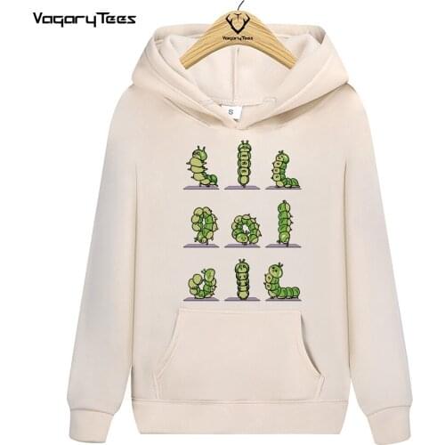 Newest Design insect exercise Hoodies Sweatshirts Mens Personality Funny Printed Hoodies Geek Style Tops Clothes Pullovers