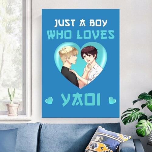 Japanese anime figure poster yaoi home lving bedroom decoration wall paintings high definition photo canvas frames one piece