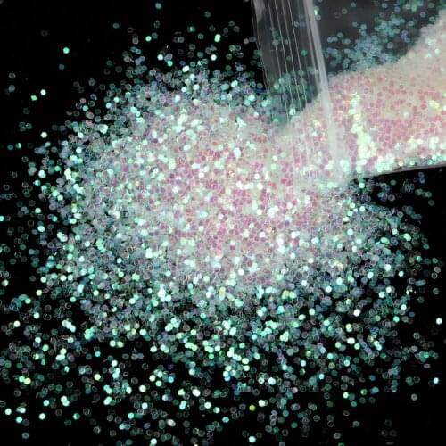 Transparent Aurora Nail Art Glitter Powder Shiny Colorful Nail Powder DIY Nail Design Nail Art Accessories French Manicure Tools