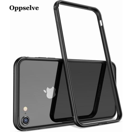 Luxury Phone Case For iPhone X 8 7 6 S Plus 11 Pro Bumper Back Drop Border Aluminum Frame Case Cover For iPhonX Coque Funda Capa