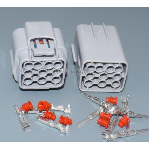 Shhworldsea 10 Pin 2.0mm Female Male Waterproof Cable Auto Connector plug For Motors Cars 6195-0167 6195-0164